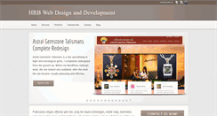 Desktop Screenshot of hrbwebdesign.com