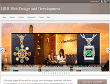 Tablet Screenshot of hrbwebdesign.com